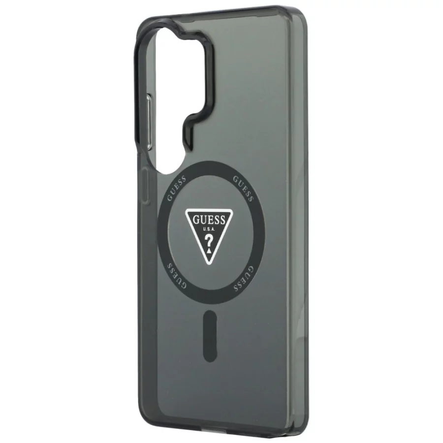 Etui Guess IML Gradient Triangle MagSafe na Samsung Galaxy S26 Ultra - czarne