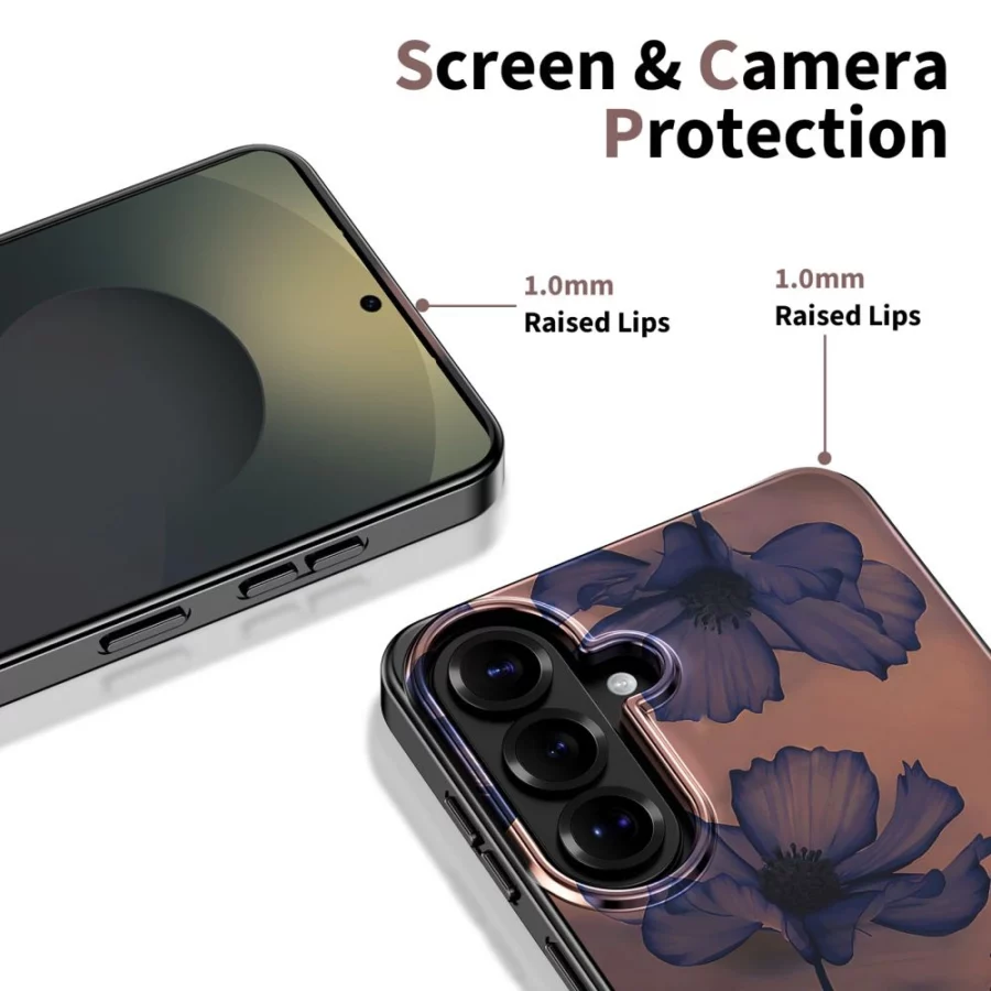 Etui Etui Tech-Protect Lamano MagSafe na Samsung Galaxy S26 - brązowo-fioletowe