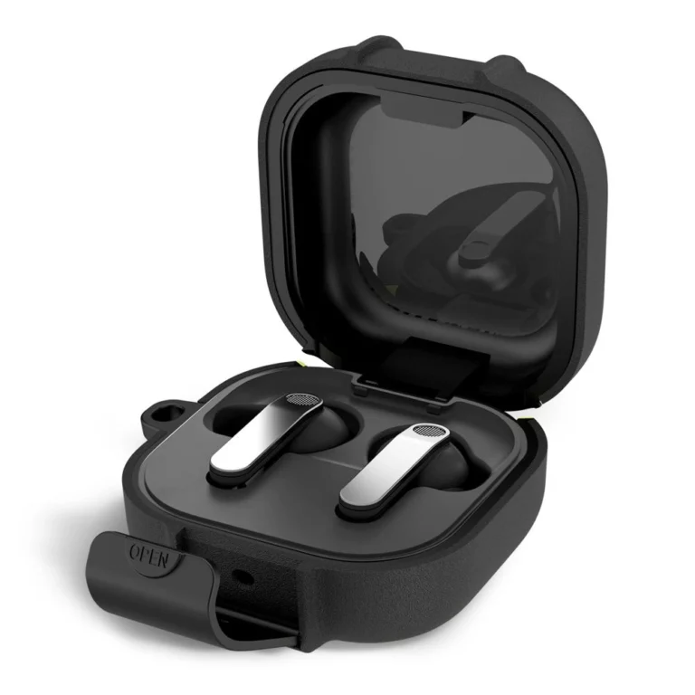 Etui Tech-Protect Slim Hook na Samsung Galaxy Buds 4 / 4 Pro - czarne
