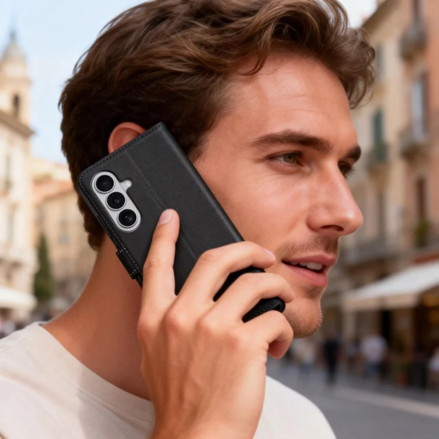 Etui Tech-Protect Wallet na Samasung Galaxy A36 / A56 / A37 5G - czarne