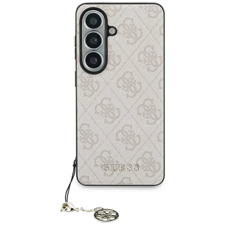 Etui Guess 4G Classic Logo Charm MagSafe na Samsung Galaxy S26 - różowe