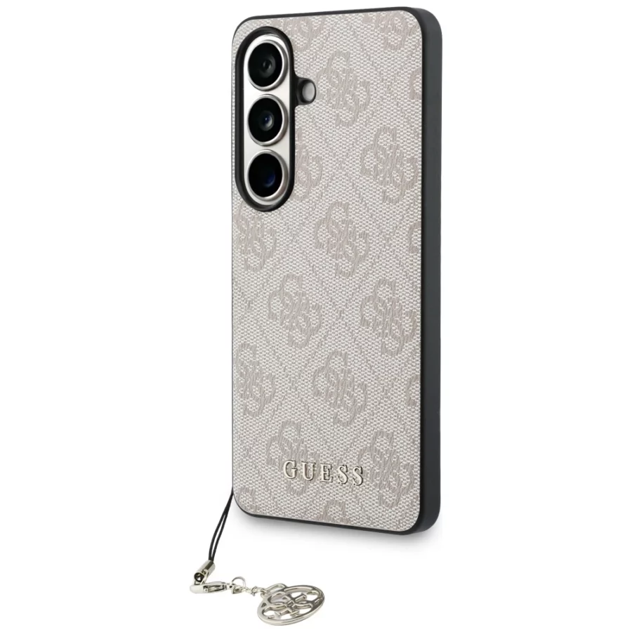 Etui Guess 4G Classic Logo Charm MagSafe na Samsung Galaxy S26 - różowe