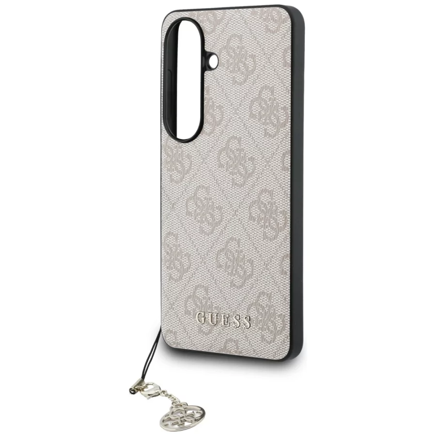 Etui Guess 4G Classic Logo Charm MagSafe na Samsung Galaxy S26 - różowe