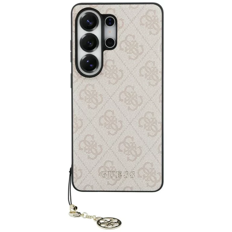 Etui Guess 4G Classic Logo Charm MagSafe na Samsung Galaxy S26 Ultra - różowe
