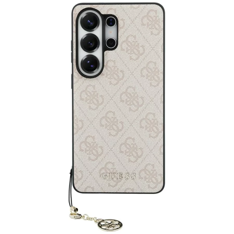 Etui Guess 4G Classic Logo Charm MagSafe na Samsung Galaxy S26 Ultra - różowe