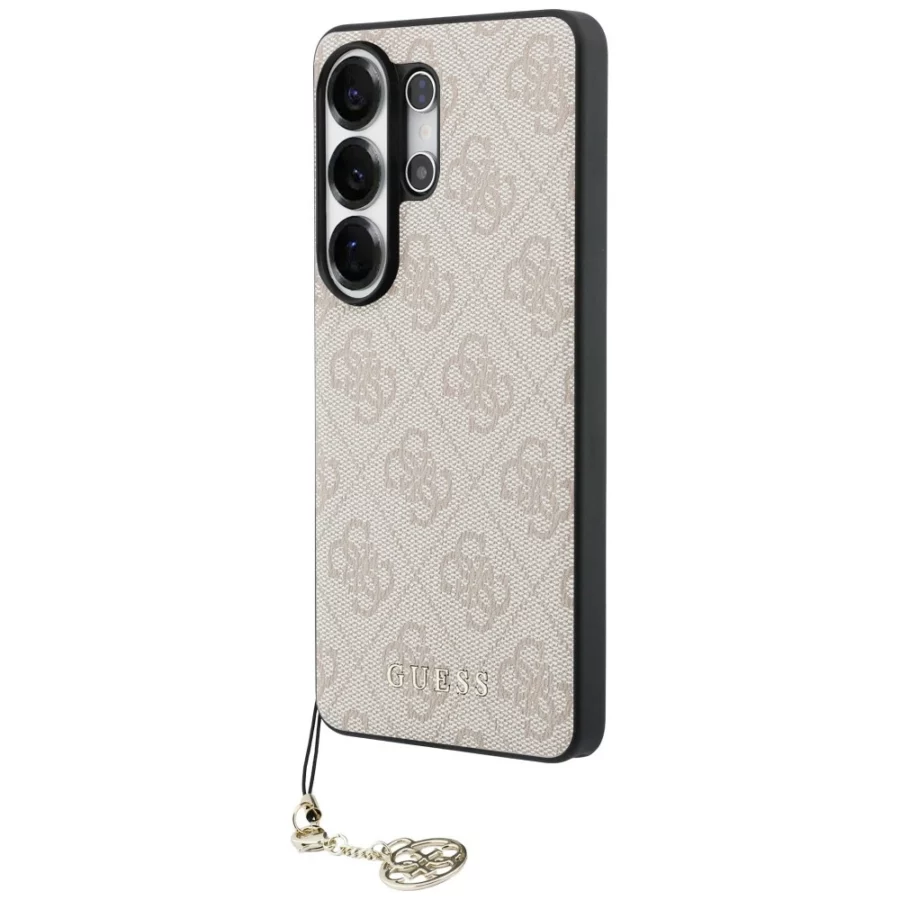 Etui Guess 4G Classic Logo Charm MagSafe na Samsung Galaxy S26 Ultra - różowe