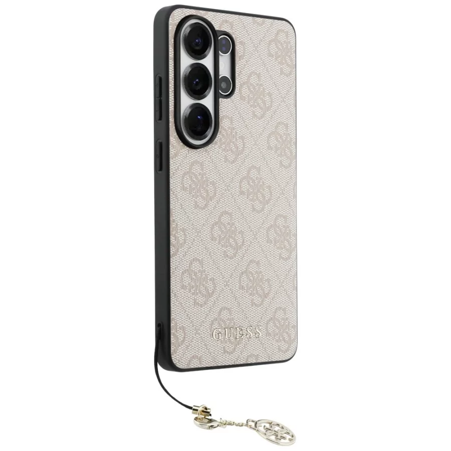 Etui Guess 4G Classic Logo Charm MagSafe na Samsung Galaxy S26 Ultra - różowe