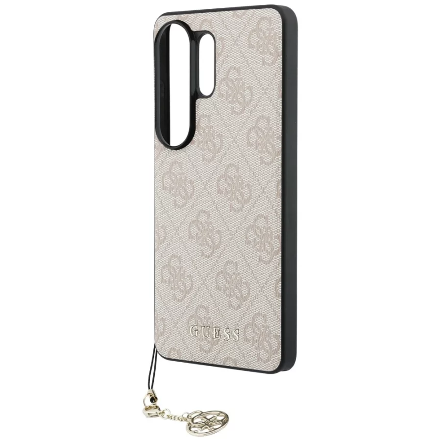 Etui Guess 4G Classic Logo Charm MagSafe na Samsung Galaxy S26 Ultra - różowe