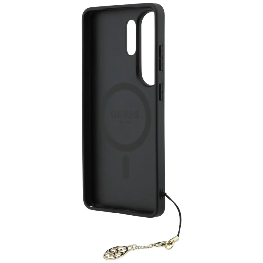 Etui Guess 4G Classic Logo Charm MagSafe na Samsung Galaxy S26 Ultra - różowe