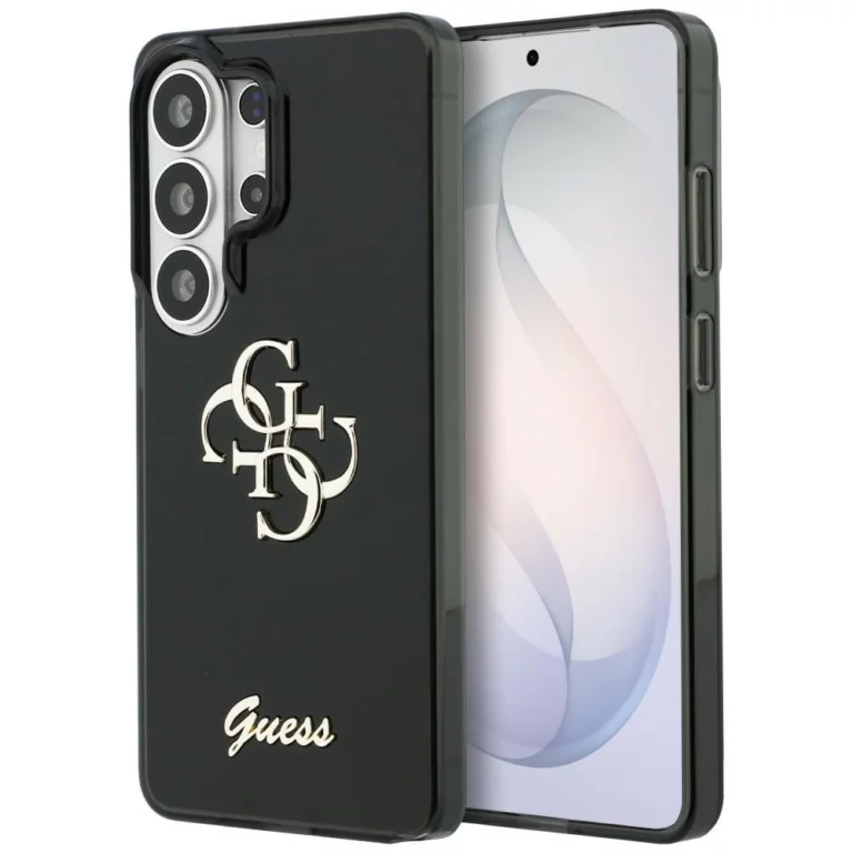 Etui Guess IML Big Metal 4G Script na Samsung Galaxy S26 Ultra - czarne