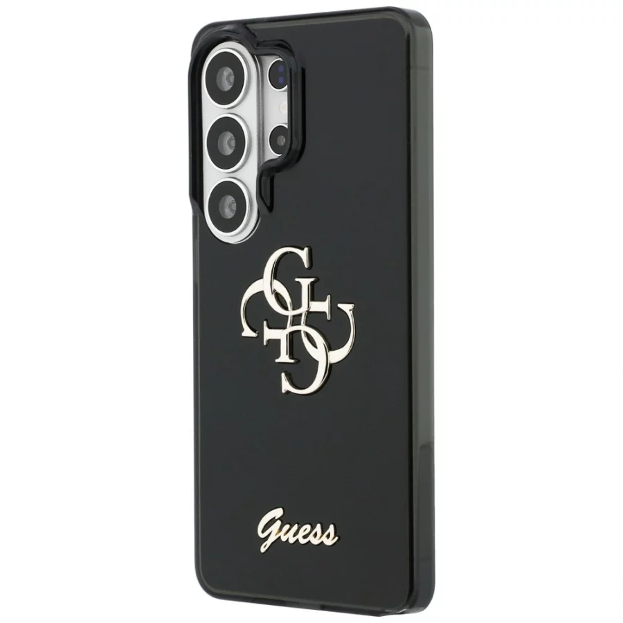 Etui Guess IML Big Metal 4G Script na Samsung Galaxy S26 Ultra - czarne