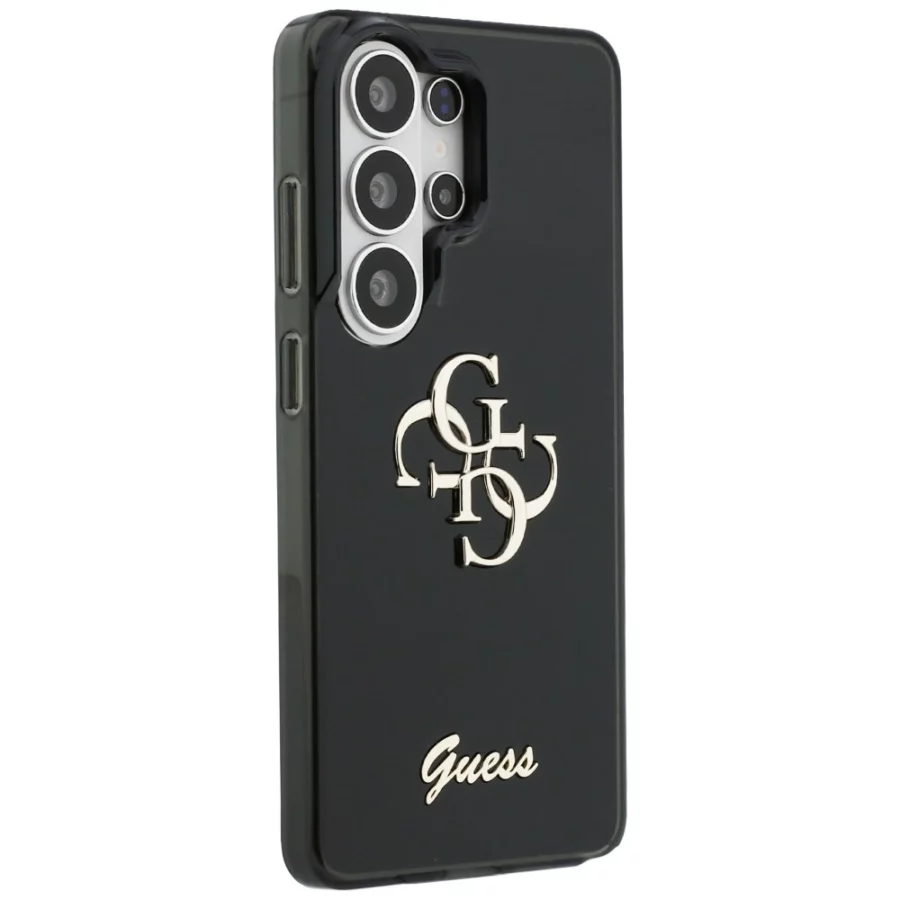 Etui Guess IML Big Metal 4G Script na Samsung Galaxy S26 Ultra - czarne