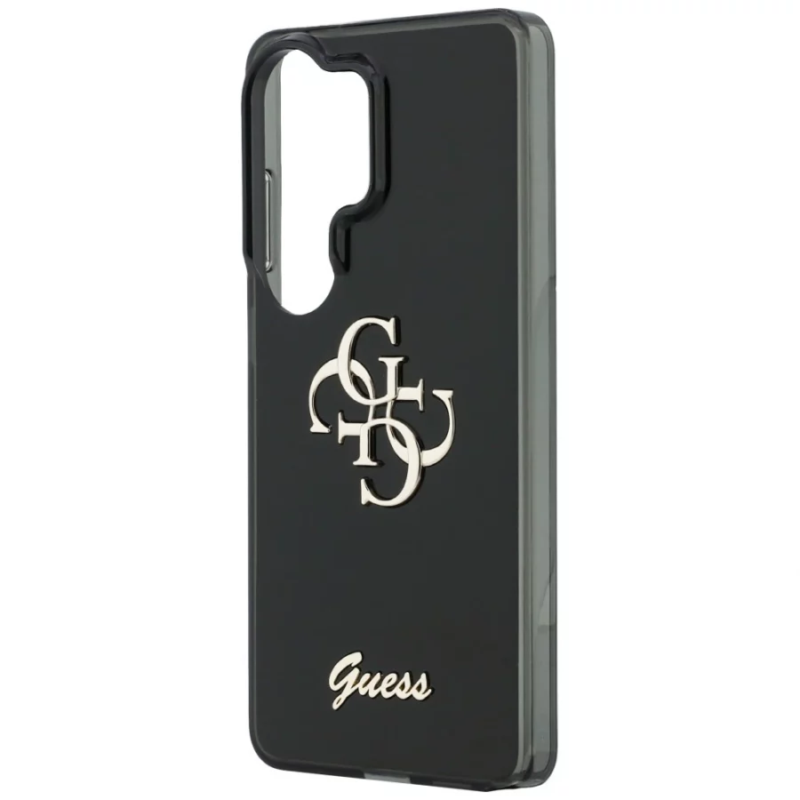 Etui Guess IML Big Metal 4G Script na Samsung Galaxy S26 Ultra - czarne
