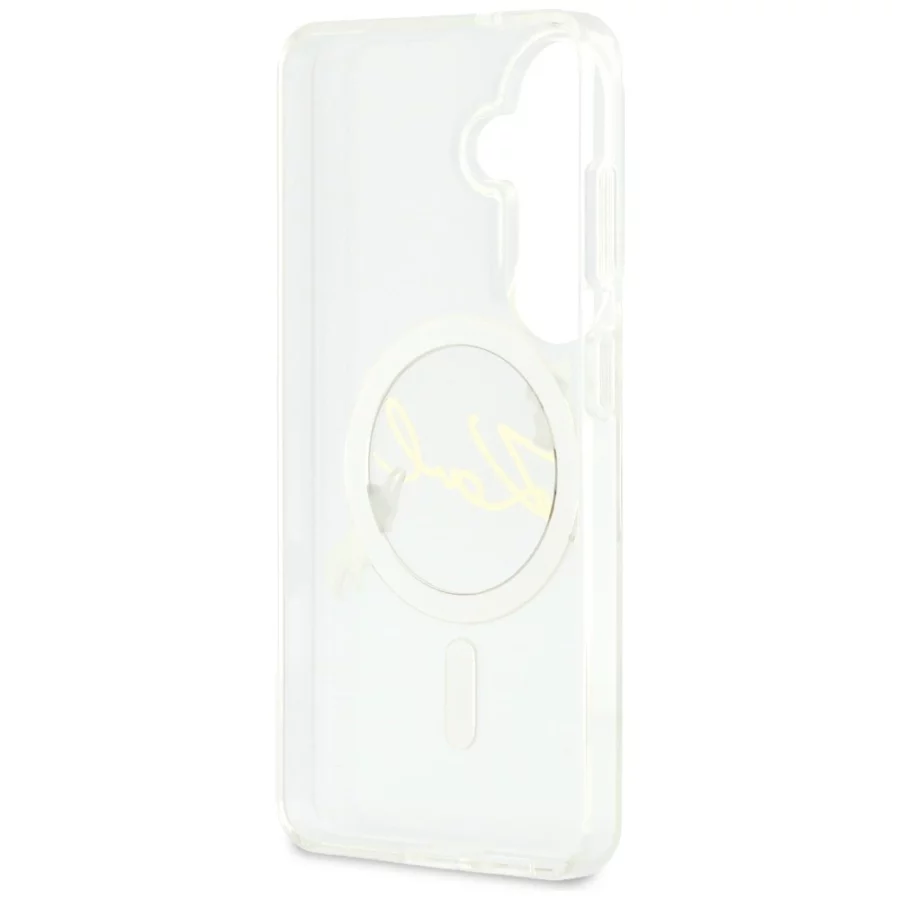 Etui Karl Lagerfeld IML KC Script MagSafe na Samsung Galaxy S26 Plus - przezroczyste
