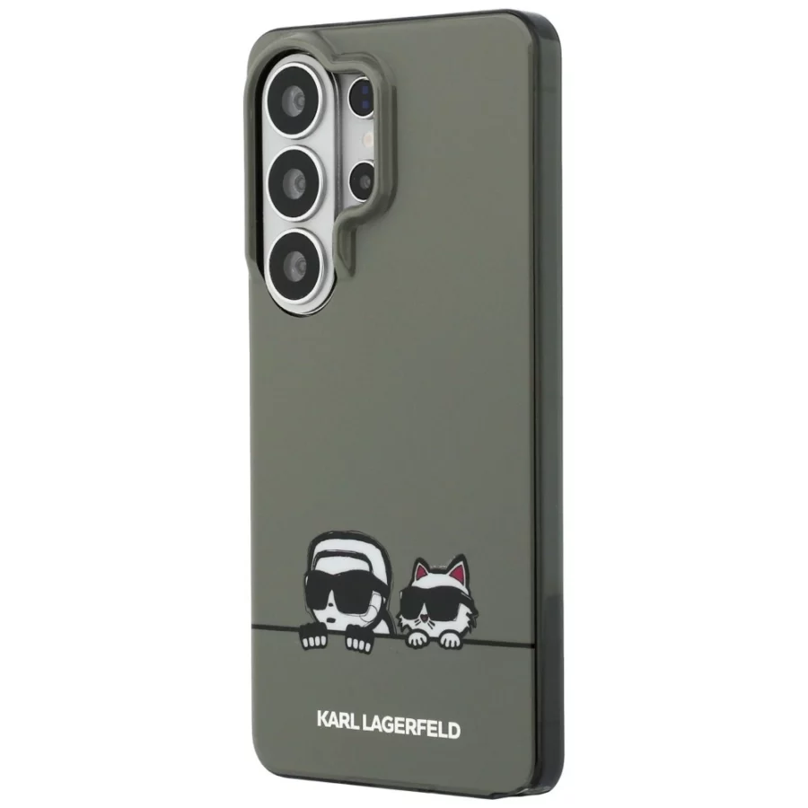 Etui Karl Lagerfeld IML Peekaboo Karl&Choupette MagSafe na Samsung Galaxy S26 Ultra - czarne