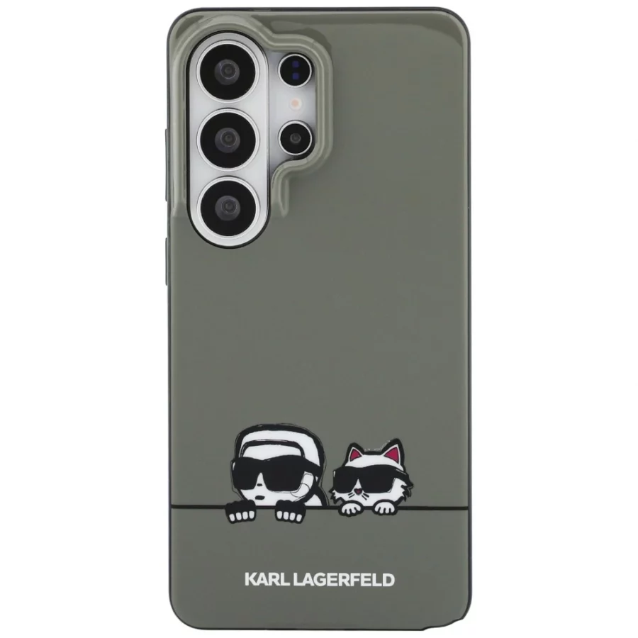 Etui Karl Lagerfeld IML Peekaboo Karl&Choupette MagSafe na Samsung Galaxy S26 Ultra - czarne