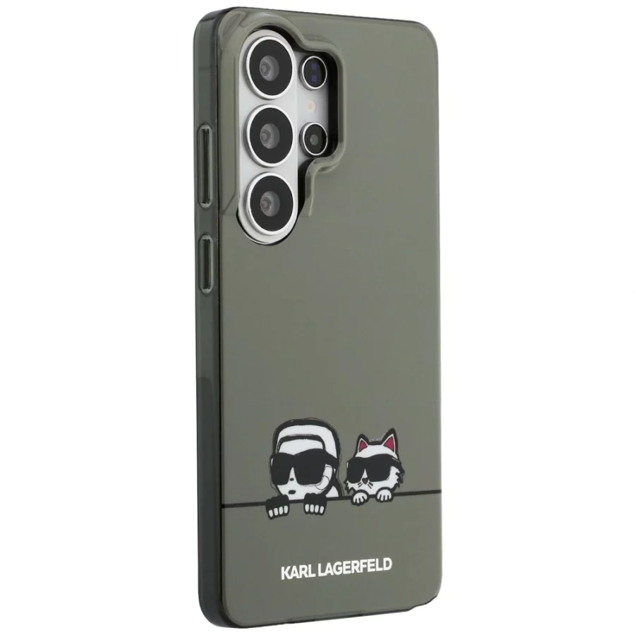 Etui Karl Lagerfeld IML Peekaboo Karl&Choupette MagSafe na Samsung Galaxy S26 Ultra - czarne