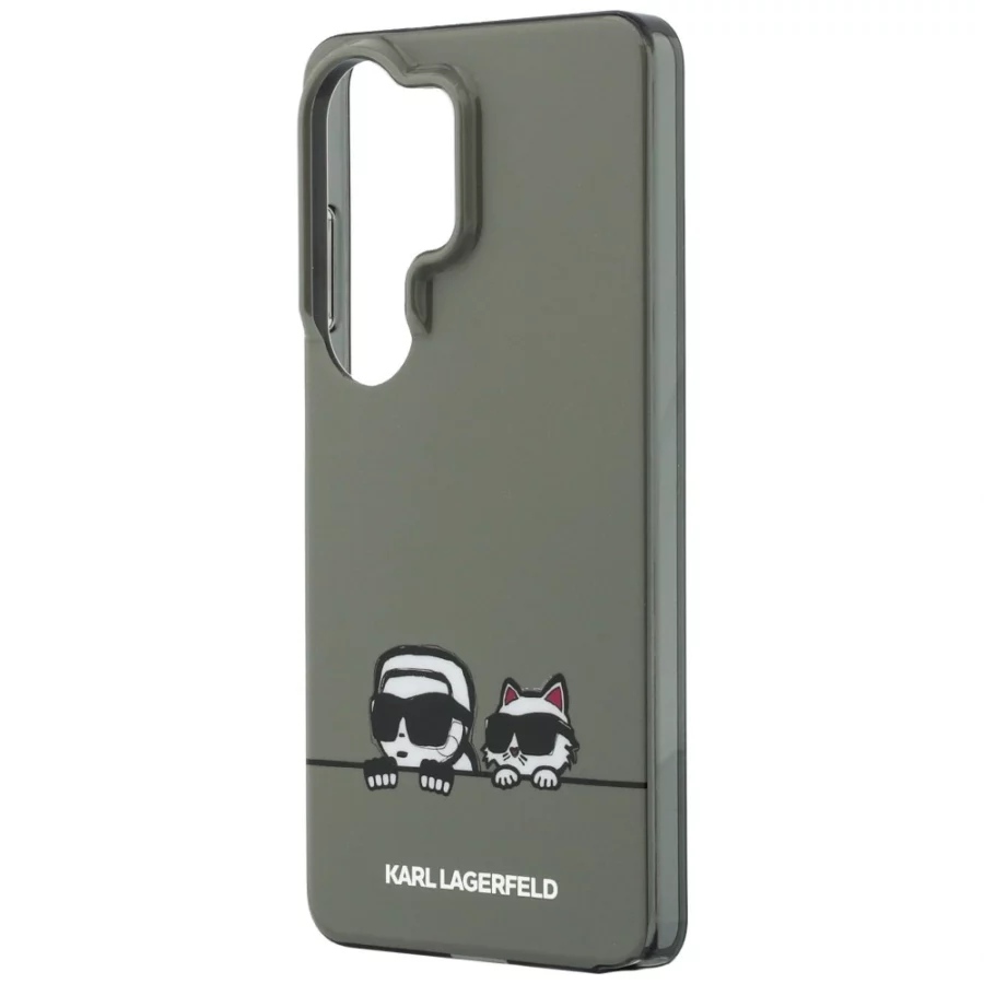 Etui Karl Lagerfeld IML Peekaboo Karl&Choupette MagSafe na Samsung Galaxy S26 Ultra - czarne