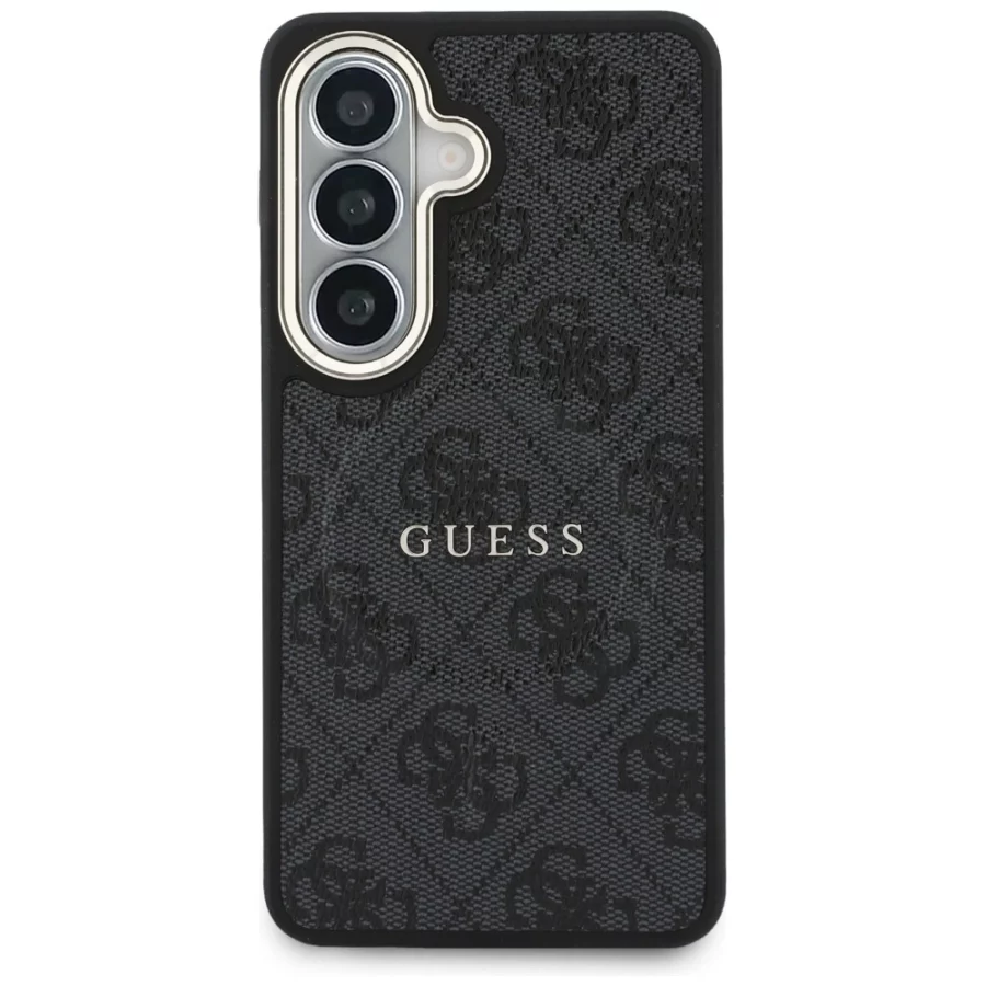 Etui Guess 4G Embossed Ring MagSafe na Samsung Galaxy S26+ - czarne