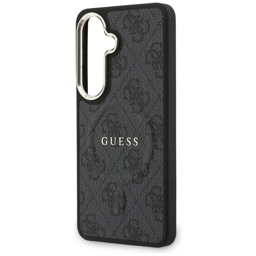 Etui Guess 4G Embossed Ring MagSafe na Samsung Galaxy S26+ - czarne