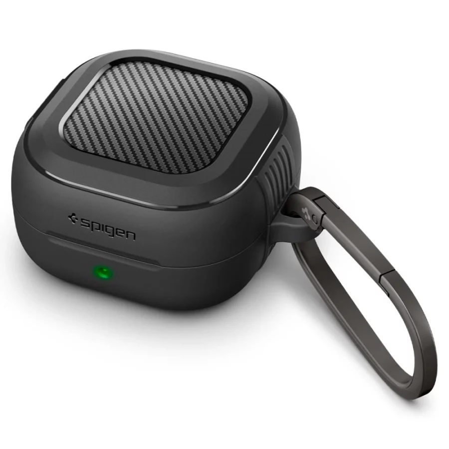Etui Spigen Rugged Armor na Samsung Galaxy Buds 4 / 4 Pro - czarne matowe