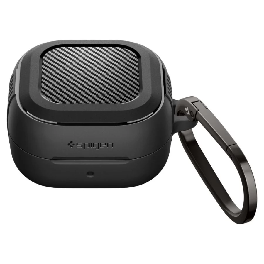 Etui Spigen Rugged Armor na Samsung Galaxy Buds 4 / 4 Pro - czarne matowe