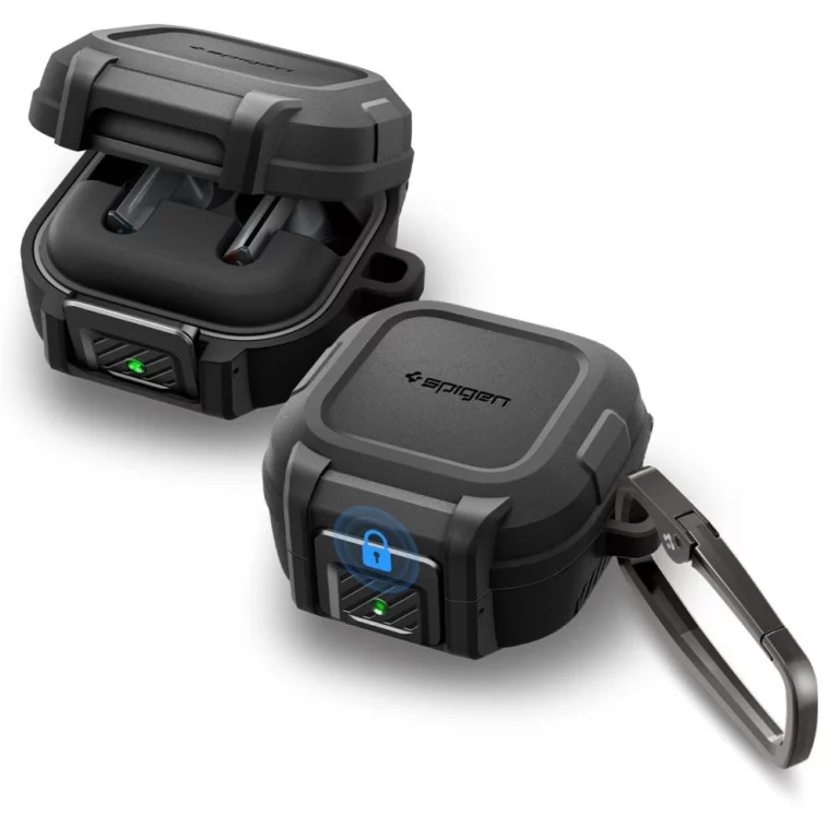 Etui Spigen Lock Fit na Samsung Galaxy Buds 4 / 4 Pro - czarne matowe
