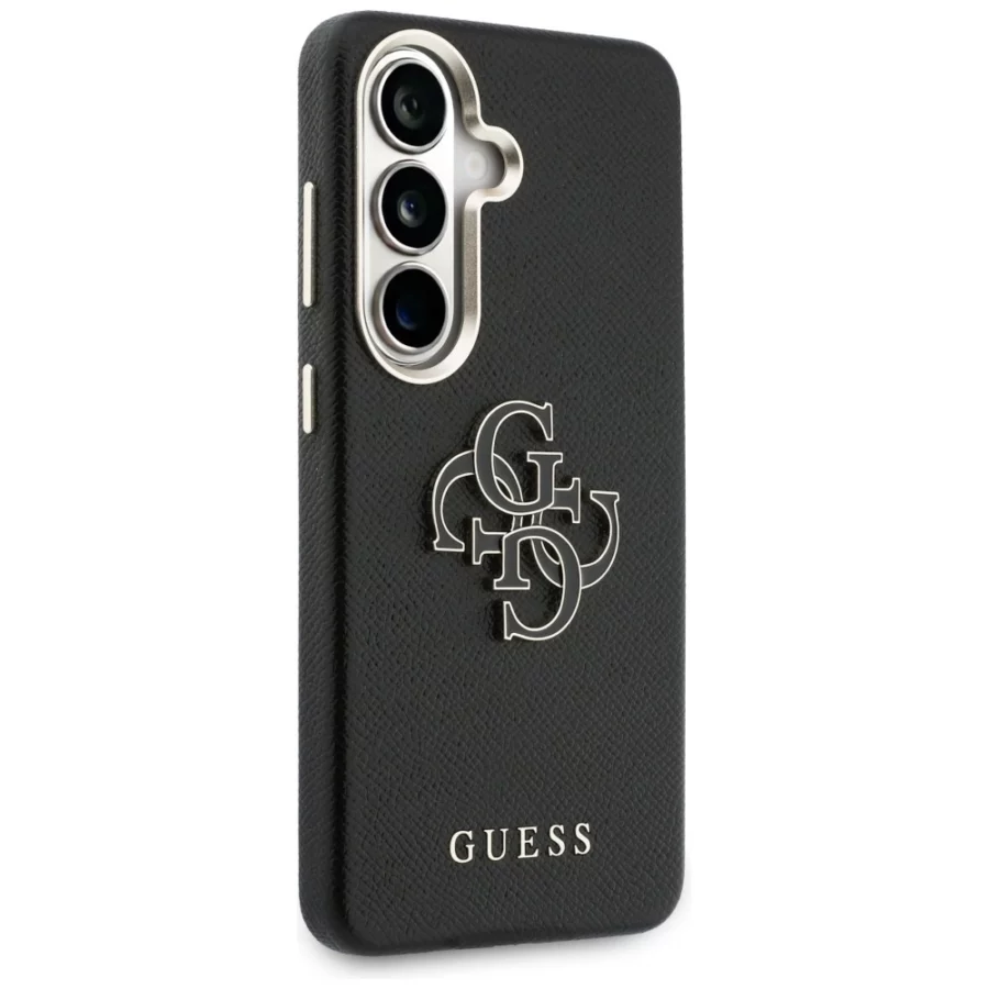 Etui Guess Grained Big 4G Metal Logo na Samsung Galaxy S26+ - czarne