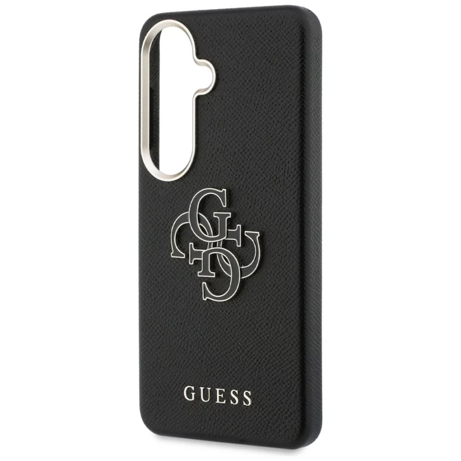 Etui Guess Grained Big 4G Metal Logo na Samsung Galaxy S26+ - czarne