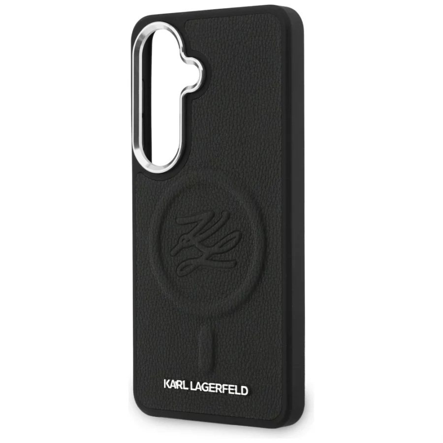 Etui Karl Lagerfeld Embossed Ring Initials MagSafe na Samsung Galaxy S26+ - czarne