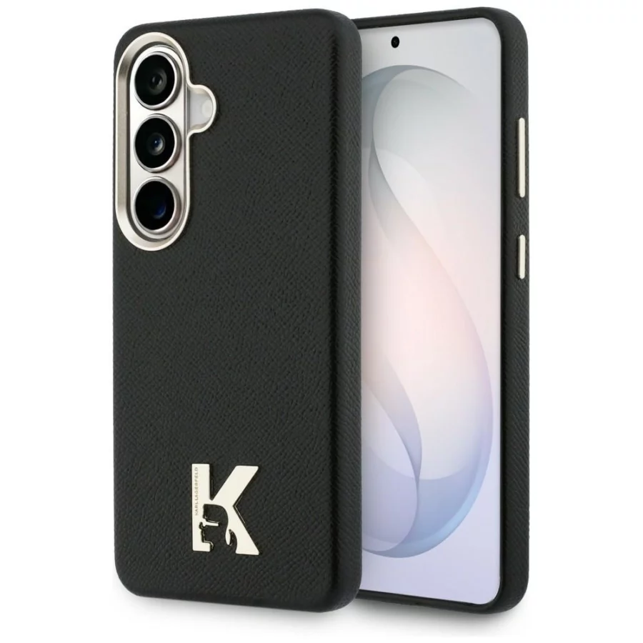Etui Karl Lagerfeld K Metal Logo MagSafe na Samsung Galaxy S26 - czarne
