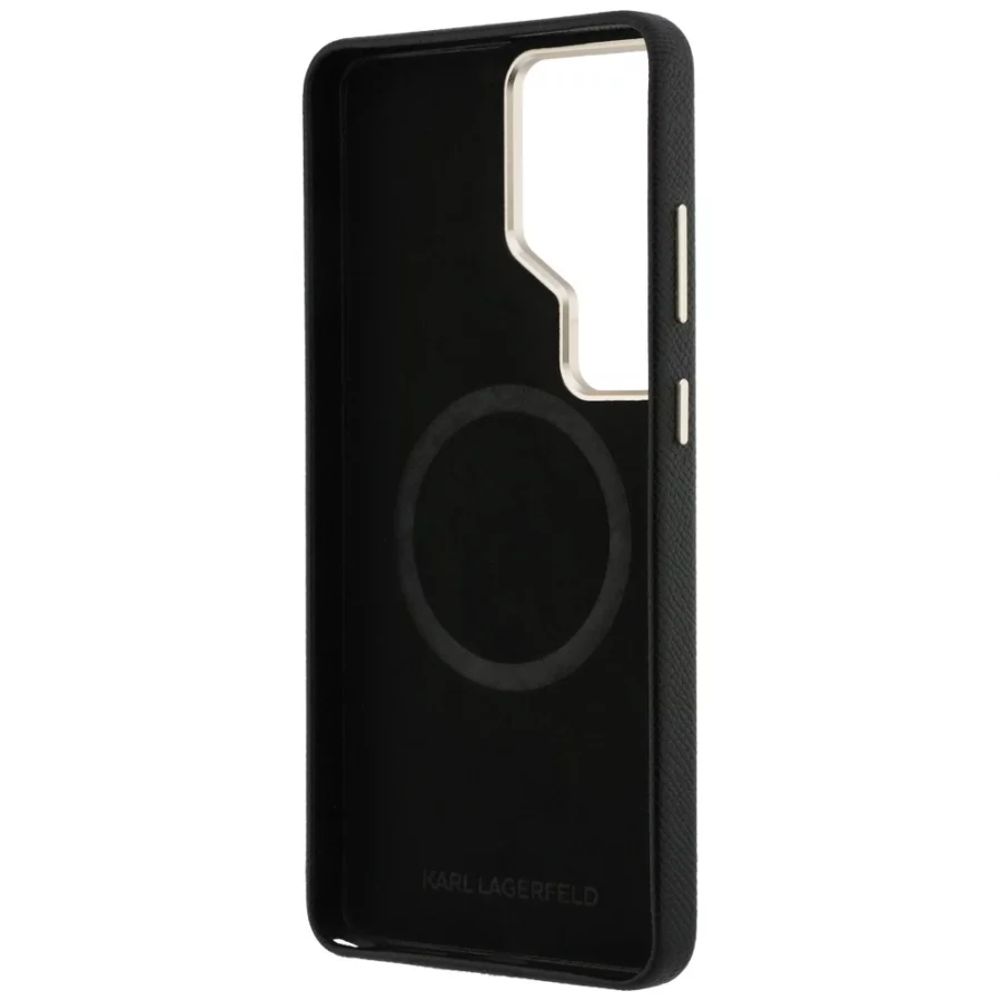 Etui Karl Lagerfeld K Metal Logo MagSafe na Samsung Galaxy S26 Ultra - czarne