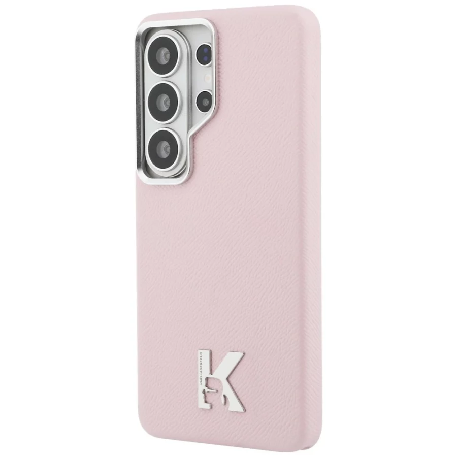 Etui Karl Lagerfeld K Metal Logo MagSafe na Samsung Galaxy S26 Ultra - różowe