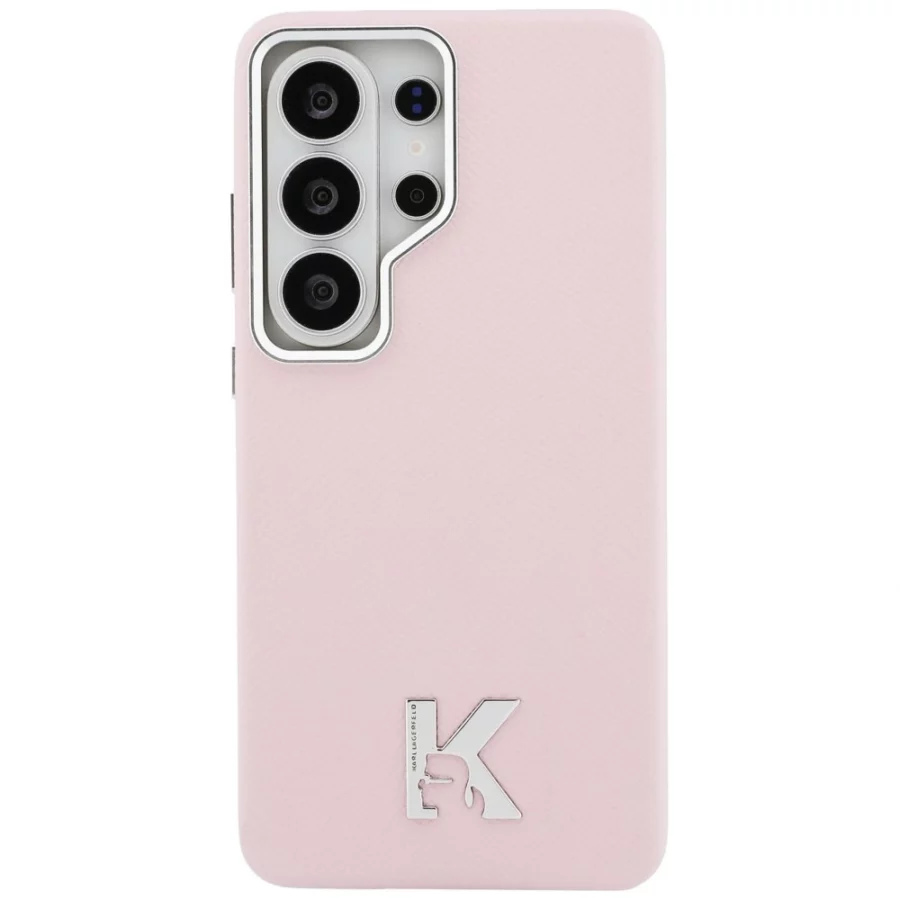 Etui Karl Lagerfeld K Metal Logo MagSafe na Samsung Galaxy S26 Ultra - różowe