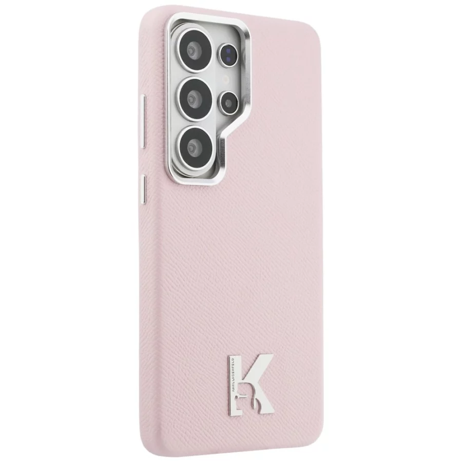 Etui Karl Lagerfeld K Metal Logo MagSafe na Samsung Galaxy S26 Ultra - różowe