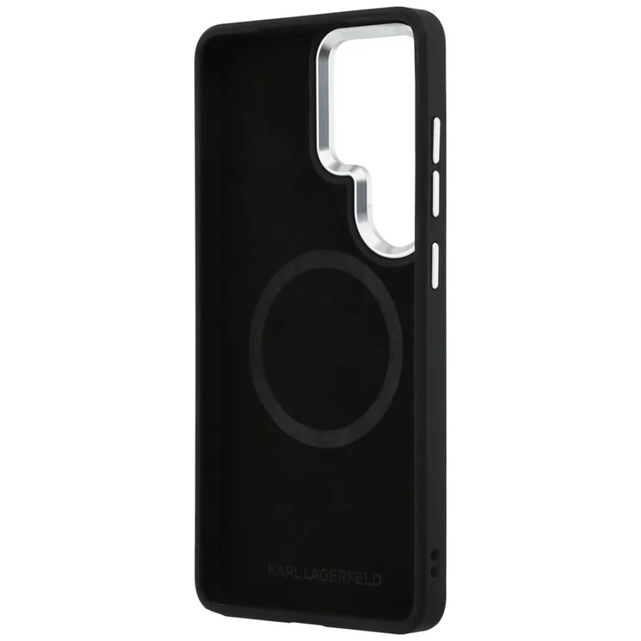 Etui Karl Lagerfeld Perforated KL MagSafe na Samsung Galaxy S26 Ultra - brązowe