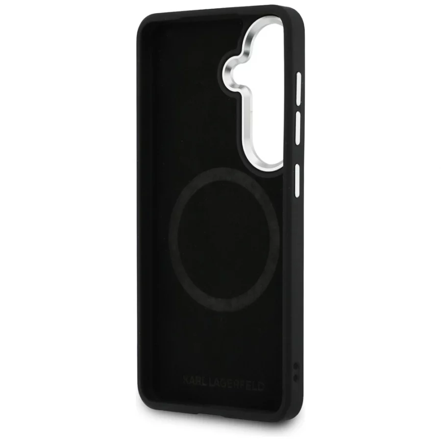 Etui Karl Lagerfeld Perforated KL MagSafe na Samsung Galaxy S26+ - brązowe