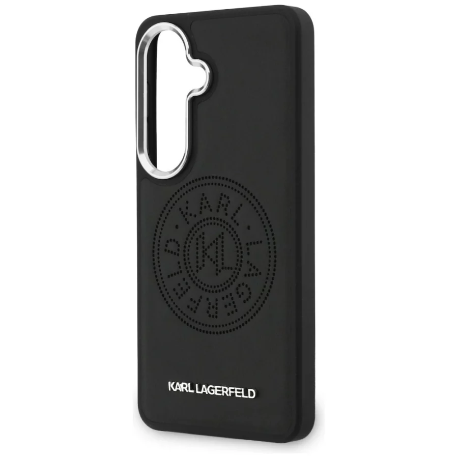 Etui Karl Lagerfeld Perforated KL MagSafe na Samsung Galaxy S26+ - czarne