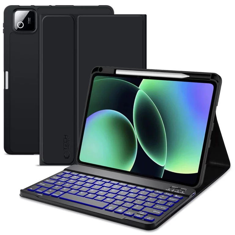 Etui Tech-Protect SC Pen + Keyboard na Xiaomi Pad 11.2" 7 / 7 Pro / 8 / 8 Pro - czarne