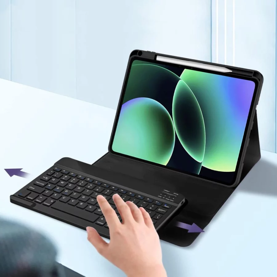 Etui Tech-Protect SC Pen + Keyboard na Xiaomi Pad 11.2" 7 / 7 Pro / 8 / 8 Pro - czarne