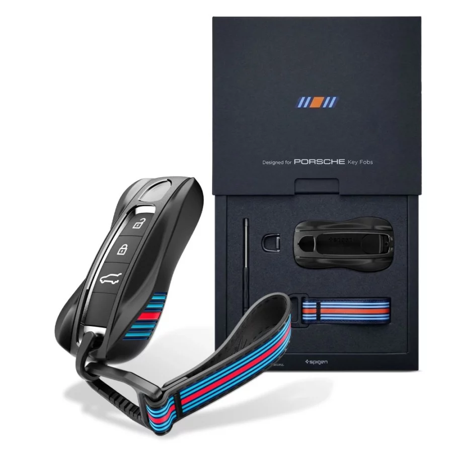 Etui Spigen Porsche Key Fob Cover PK100 na klucze samochodowe - czarne
