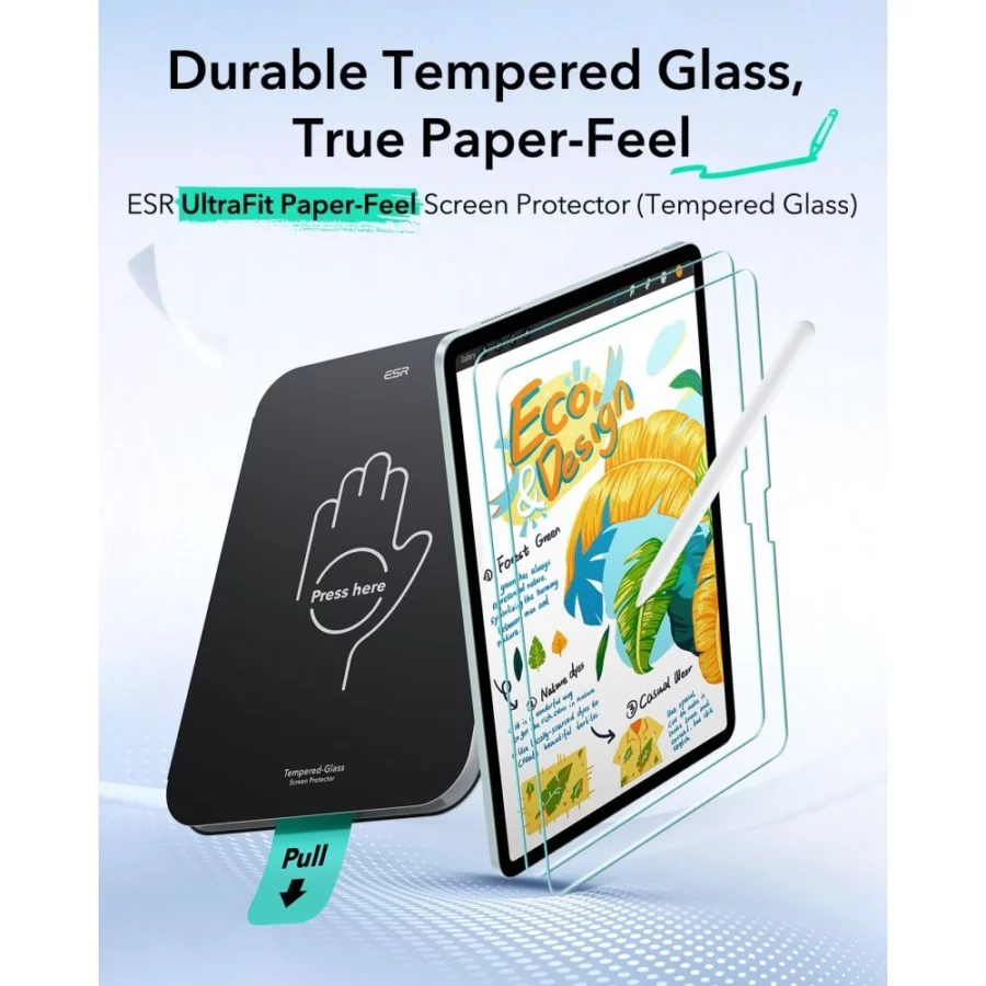 Szkło hartowane ESR Paper Feel na iPad Air 10.9” (2020/2022) / 11” (2024/2025/2026)