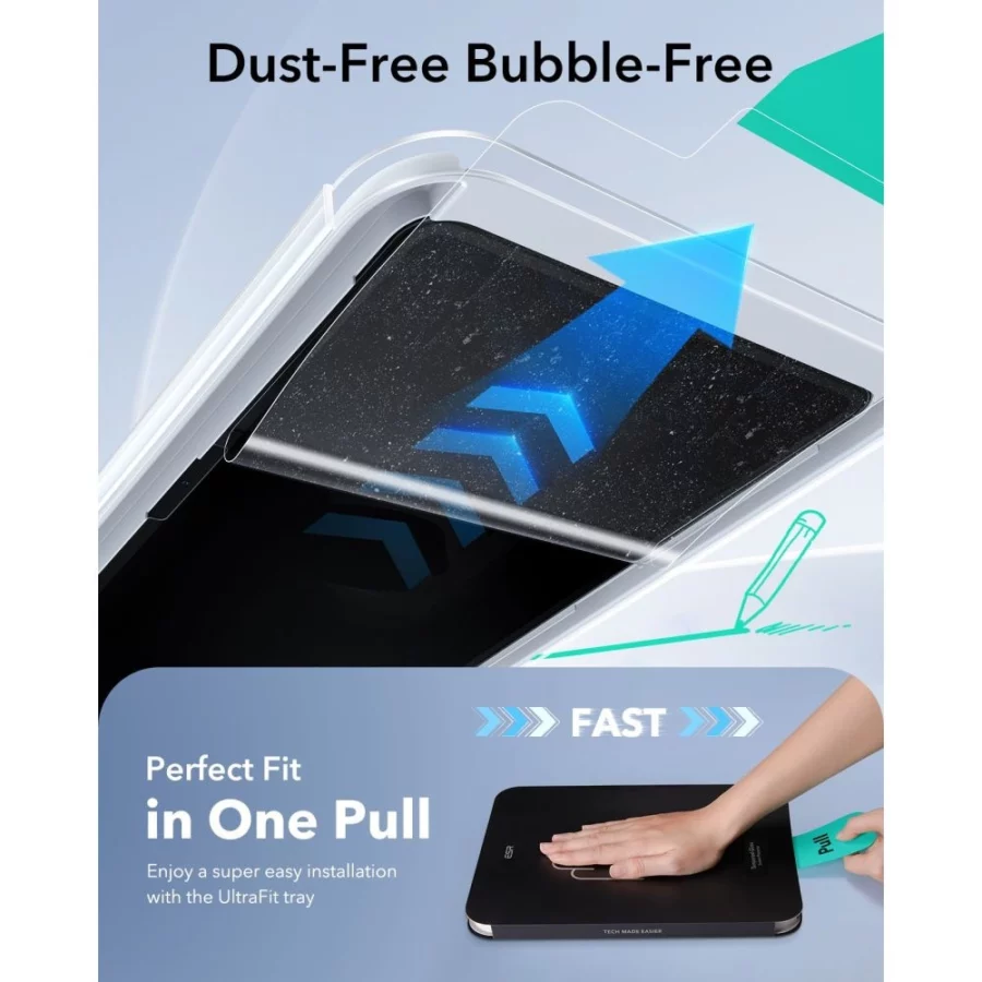 Szkło hartowane ESR Paper Feel na iPad Air 10.9” (2020/2022) / 11” (2024/2025/2026)