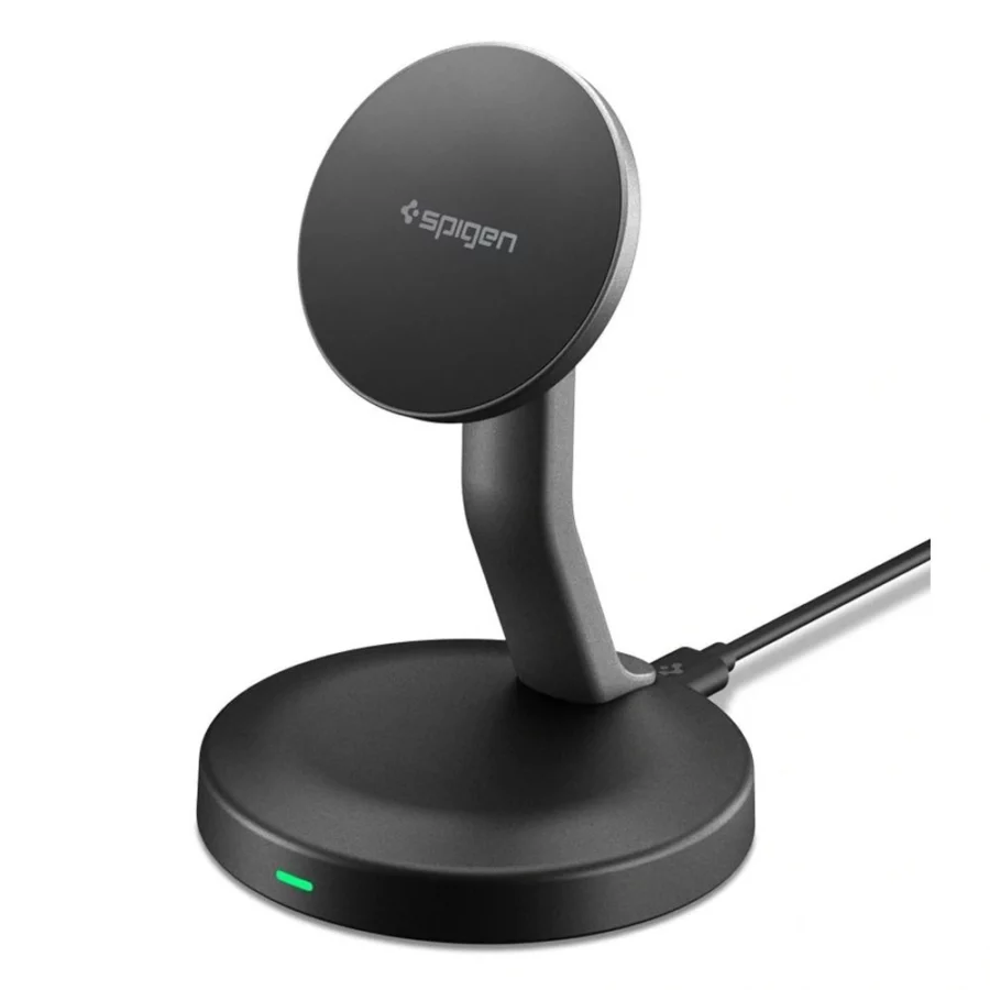 Ładowarka bezprzewodowa Spigen EF151MS Essential MagSafe 15W - czarna