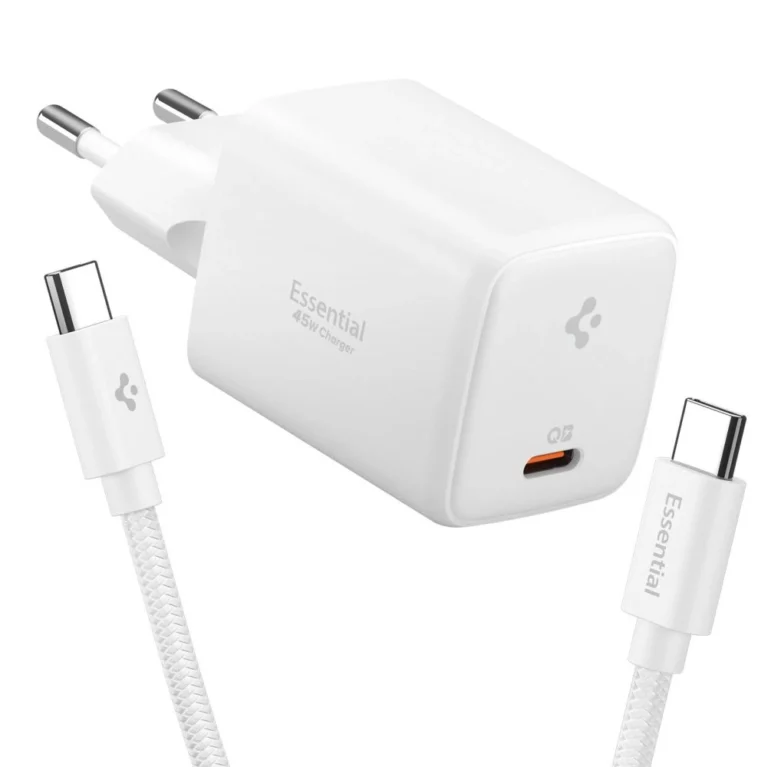Ładowarka sieciowa Spigen EE451EU Essential USB-C 45W - biała