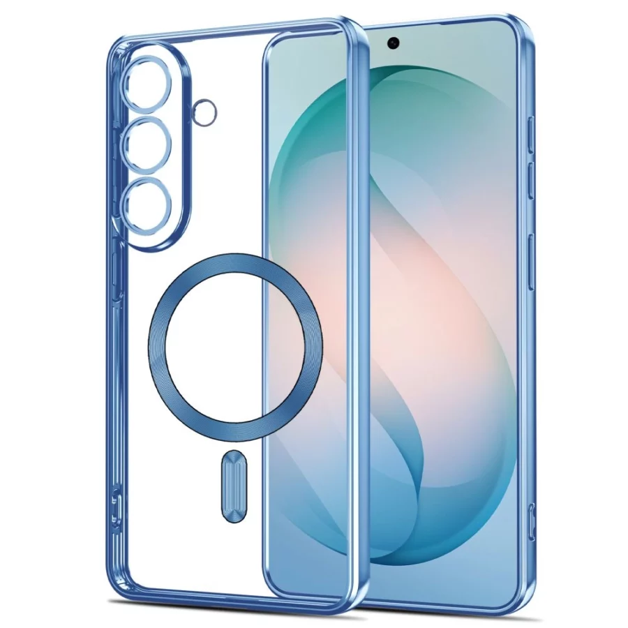 Etui Tech-Protect MagFlex MagSafe na Samsung Galaxy S26 - przezroczysto-niebieskie