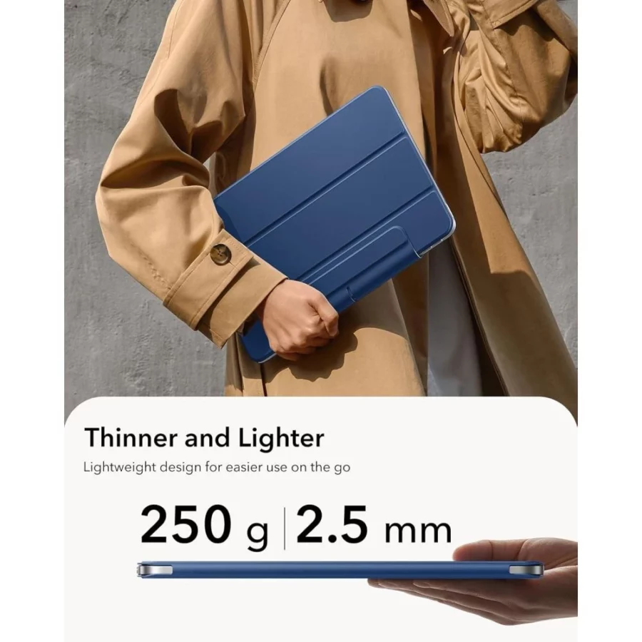 Etui ESR Rebound Magnetic na iPad Air 10.9" (2020/2022) / 11" (2024/2025/2026) - granatowe