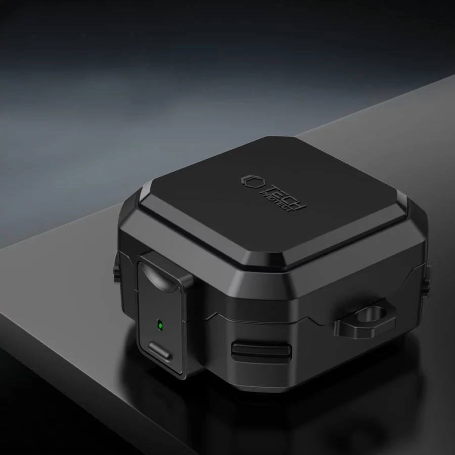 Etui Tech-Protect Carbonox MagSafe na Samsung Galaxy Buds 4 / 4 Pro - czarne