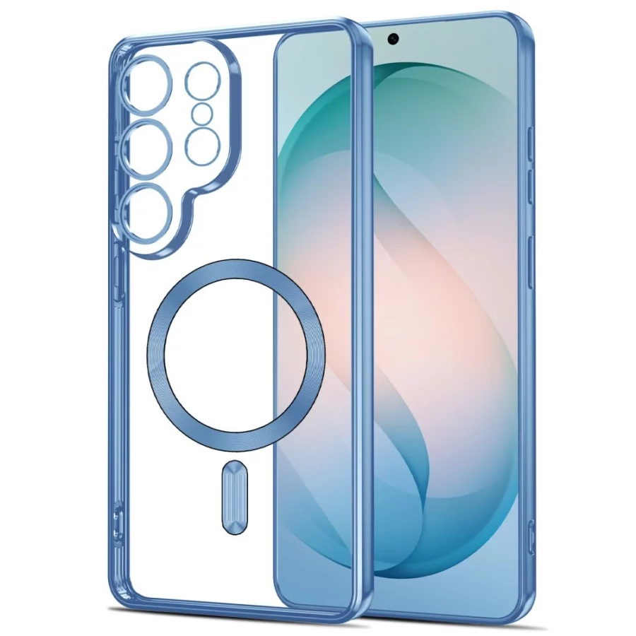 Etui Tech-Protect MagFlex na Samsung Galaxy S26 Ultra - przezroczysto-niebieskie