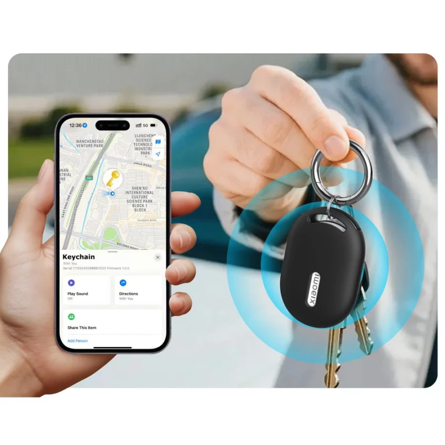 Etui Tech-Protect Icon na Xiaomi Tag - czarne